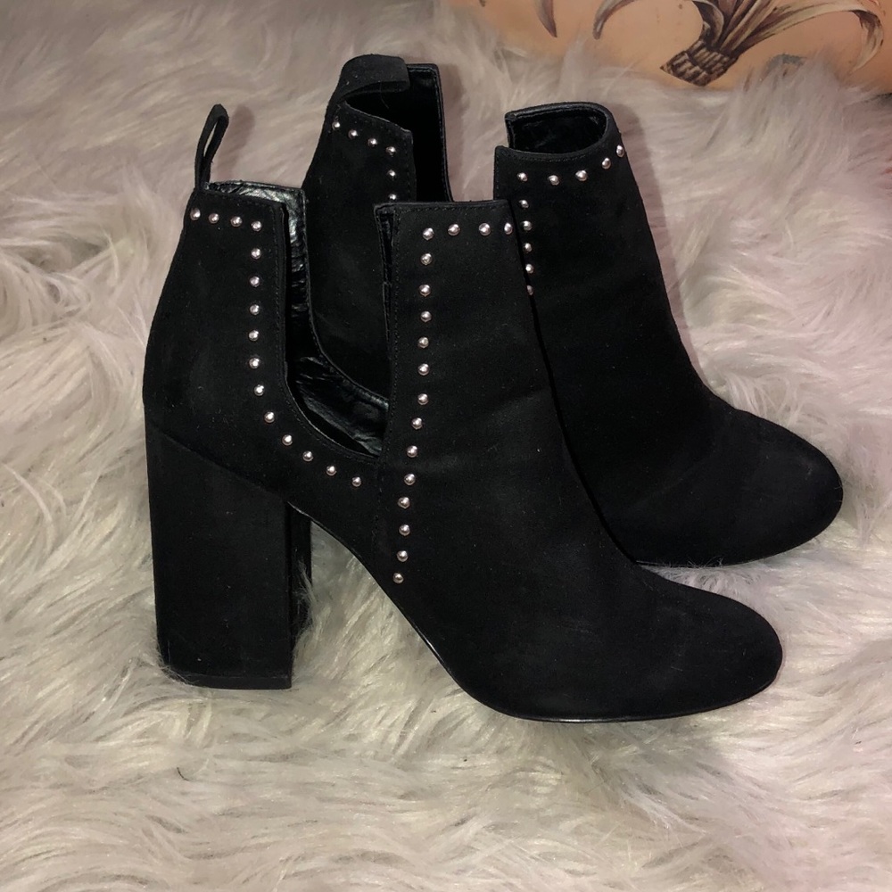 Steve Madden Suede Heel Booties